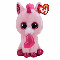 Игрушка мягкая TY Единорог с сердечком 36685