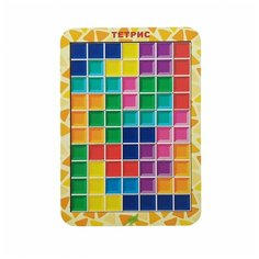 Игра развивающая LivCity Тетрис малый. Цветная мозаика деревянная н00102 LivCity