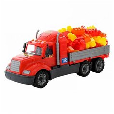 Автомобиль Полесье Супер-Микс бортовой конструктор 60элементов 55507_PLS
