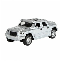 Машинка AUTOGRAND ARMORED CAR бронированный со светом и звуком серый 78328
