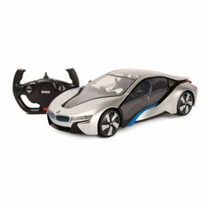 Машина Rastar РУ 1:14 BMW i8 Серебряная 49600-11