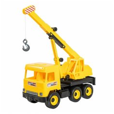 Машина TIGRES Кран Middle Truck желтый в коробке TIGRES ТИГРЕС