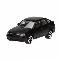 Машинка AUTOGRAND LADA PRIORA матовая черная 1:60 72609