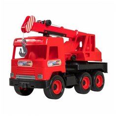 Машина TIGRES Кран Middle Truck красный в коробке TIGRES ТИГРЕС