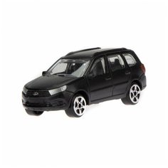 Машинка AUTOGRAND LADA GRANTA CROSS матовая черная 1:60 72606