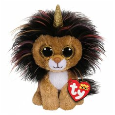 Игрушка мягкая TY Лев с рогом 36252