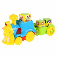Игрушка обучающая УМка Дружинина Паровоз Азбука животных 271083