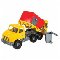 Машина TIGRES Мусоровоз City Truck функциональный с баком в коробке TIGRES ТИГРЕС