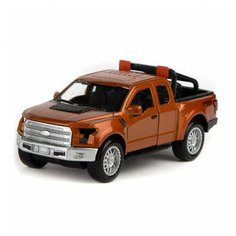 Машинка AUTOGRAND JUMBO PICK-UP с дугами коричневая 78283