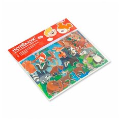 Набор Hotenok развивающий игровой мягкий Изучаем лесных животных Детский seh007