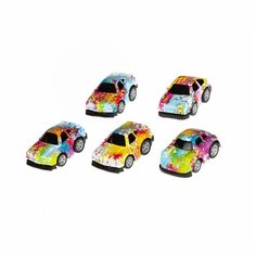 Машинка AUTOGRAND GRAFFITI ACTION CAR полноцвет двухсторонняя инерция в ассортименте 72780
