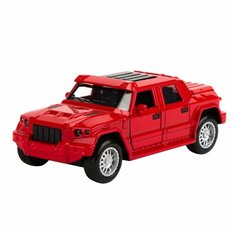 Машинка AUTOGRAND ARMORED CAR бронированный со светом и звуком 1 34 красный 78330