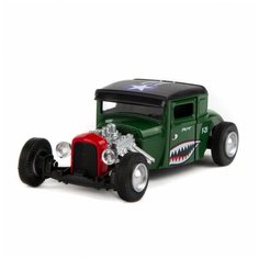 Машинка AUTOGRAND MAD POWER CAR хот-род со светом и звуком 1 34 зеленый 78310
