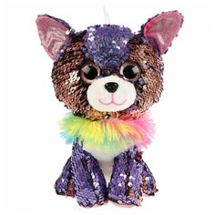Игрушка мягконабивная Мульти-Пульти Собачка из пайеток 298430