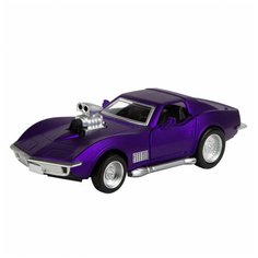 Машинка AUTOGRAND FAST NEON матовый со светом и звуком 1 34 фиолетовый 78340