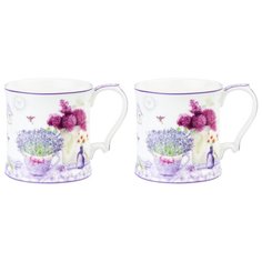 Набор 2 кружек "Лаванда" 12,3*9*9 см 380 мл Elan Gallery