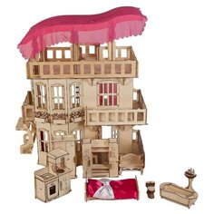 Деревянный кукольный домик для Барби "Чудо дом" Polly