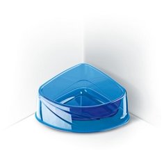 Угловая миска Lilli Pet de Luxe 820 мл, синяя
