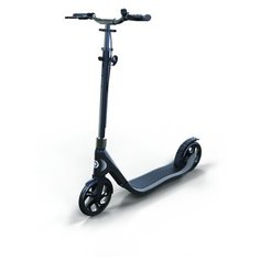 Городской самокат GLOBBER One NL 205 Deluxe, черно-свинцово-серый
