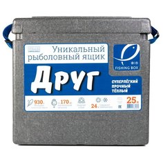 Рыболовный ящик Camping World "Друг" 25 л цвет серый