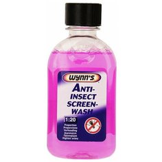 Концентрат жидкости для стеклоомывателя WYNNS Anti-Insect Screen-Wash, 0.25 л