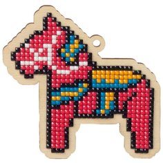 Мозаика на дереве Гранни "Игрушечная лошадка"