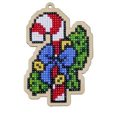 Мозаика на дереве Гранни "Новогодний леденец"