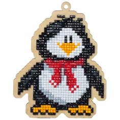 Мозаика на дереве Гранни "Пингвин Вилли"