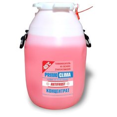 Теплоноситель Primoclima Antifrost концентрат (Этиленгликоль) -65C 50 кг бочка (цвет красный)