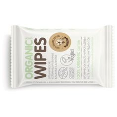OS / Organic Wipes / Органические сертифицированные влажные салфетки с антибакт. компонентом, 20 шт