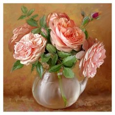 Алмазная мозаика Molly 30х30 см Бузин. Случайный букет