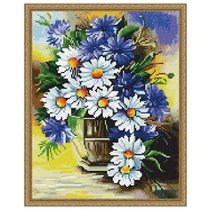 Алмазная мозаика Molly 40х50 см Букет из ромашек