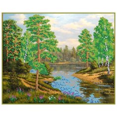 Алмазная мозаика 38*30см«Русский край» Diamant