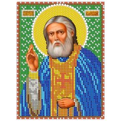 Алмазная мозаика 14,3*19,3см«Св.Серафим Саровский» Diamant