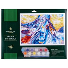 Картина по номерам Greenwich Line "Сказочная лошадь" A3, с акриловыми красками