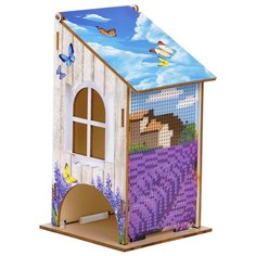 Алмазная вышивка «Чайный домик. Прованские поля», 17,5 х 8,6 х 8,5 см. Набор для творчества Школа талантов