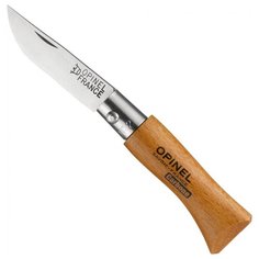 Нож Opinel №2, углеродистая сталь, бук