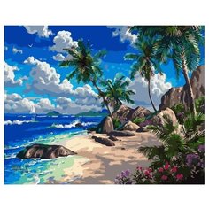 Картина по номерам PK 72003 (GX 36504) Тропический пляж, 40х50 см, Paintboy Original