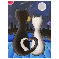 Картина по номерам "Вместе", 30x40 см Белоснежка