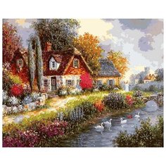 Картина по номерам Белоснежка "Летний день", 40x50 см