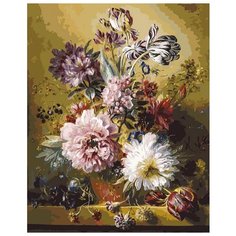 Картина по номерам "Фламандский букет", 40x50 см Белоснежка