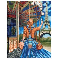 Картина по номерам на холсте 40*50 см Paintboy "Следуй за мной: Париж" (PB-RDG-4142)