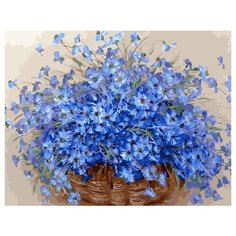 Картина по номерам GX 30139 Васильки 40*50 Paintboy