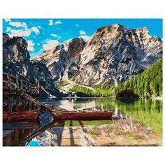 Картина по номерам Цветной "Горная переправа", 40x50 см