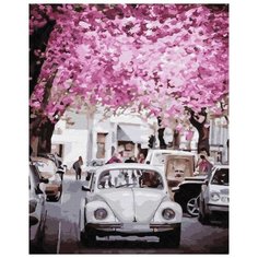 Картина по номерам Цветной "Цветущий город", 40x50 см