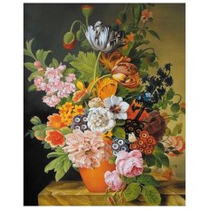 Картина по номерам Цветной (Premium) "Классический букет", 40x50 см