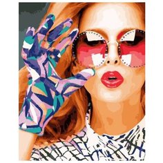 Картина по номерам на холсте 40*50 см Raduga "Дама в перчатках" (GX31430)