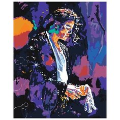 Картина по номерам Живопись по Номерам "Майкл Джексон", 40x50 см