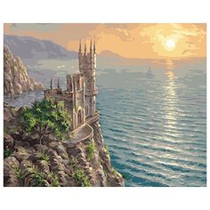 Картина по номерам GX 4885 Ласточкино гнездо 40*50 Paintboy