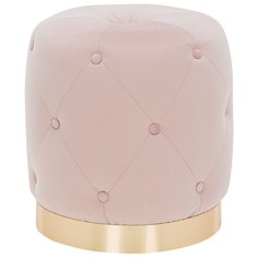 Пуф Leset Марко, велюр бежево-розовый